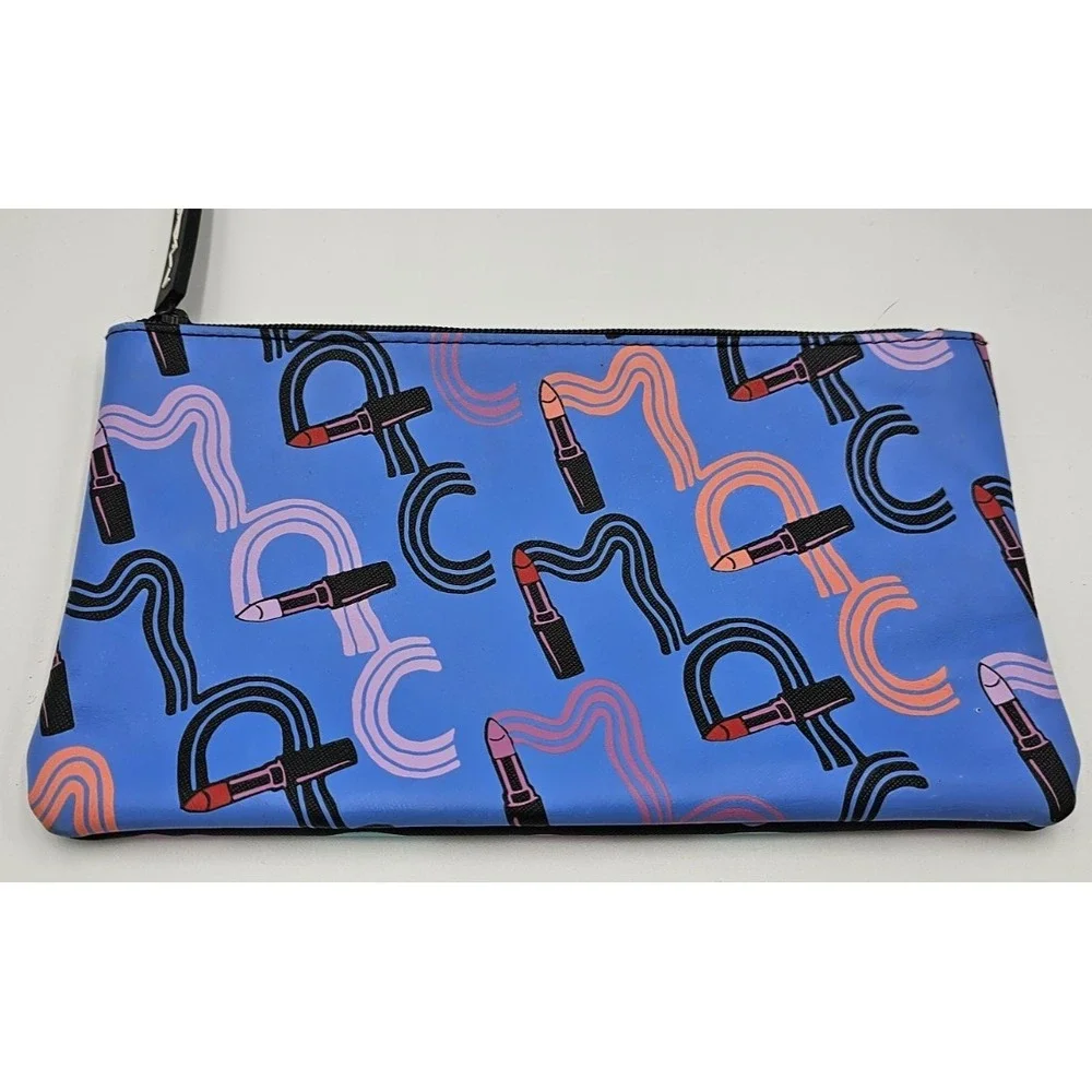 MAC Lipstick Makeup Cosmetic Bag Travel Toiletry Pouch Colorful Organizer